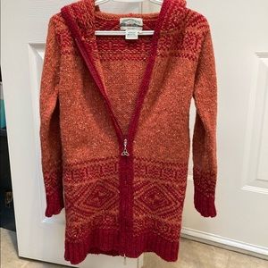 Celtic Aran Crafts Hoodie Long Cardigan Coatigan